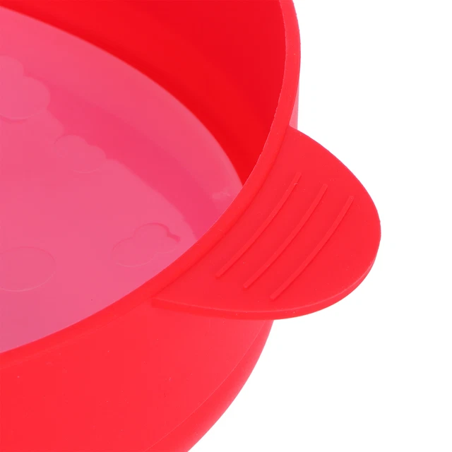 (Mit Griff-neu Rot) 02 015 Lebensmittelbehälter Popcornschüssel