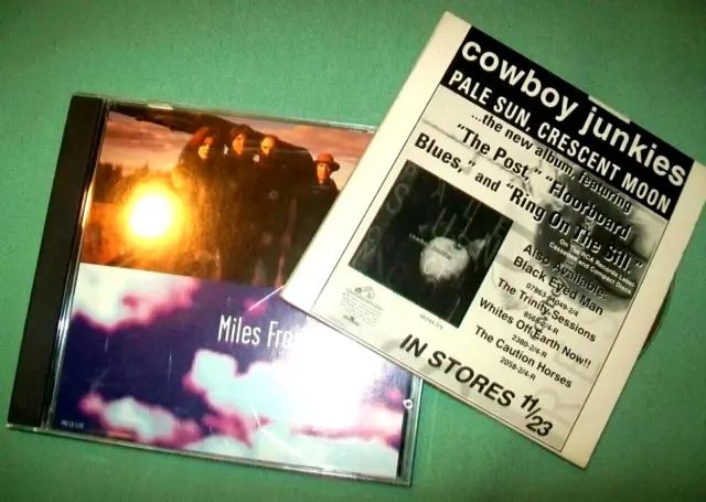 Cowboy Junkies PROMO CD LOT Miles From Our Home Pale Sun