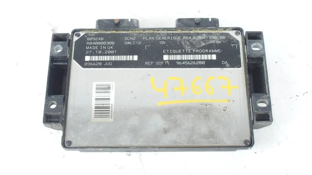 Calculateur Moteur Décodé Pour PEUGEOT 607 - Référence EDC15C2 21 0281011519 / 9652184180