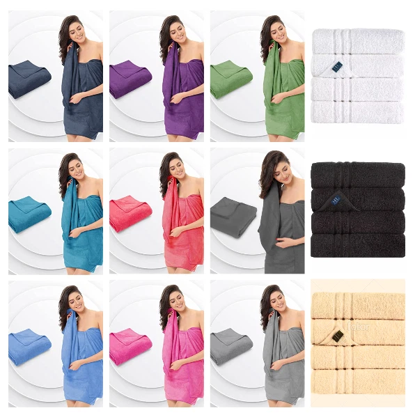 2x Extra Large Jumbo Bath Sheets 100% Premium Egyptian Cotton Soft Sheet 600 GSM