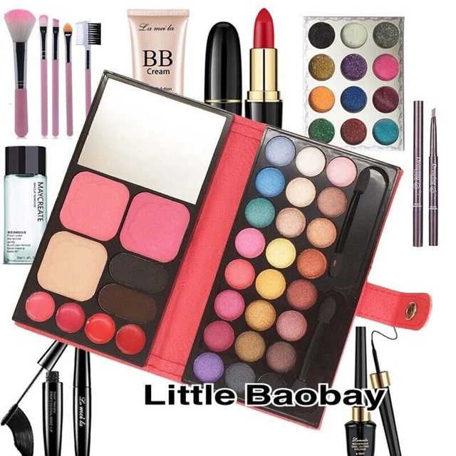 Princess Girls Pretty Makeup Set Pink Sparkling Make Up Kid Children Kit Gift