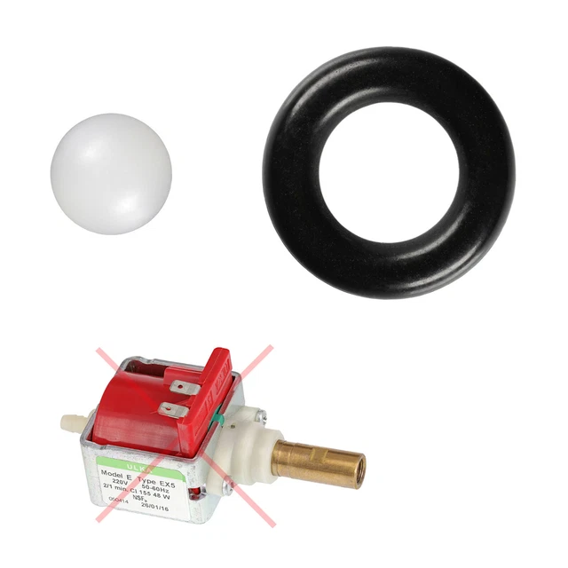Raccord Pompe Ulka EN4 – Avec 2 Joints Toriques, Pour Machine à Café Ou Brumisateur