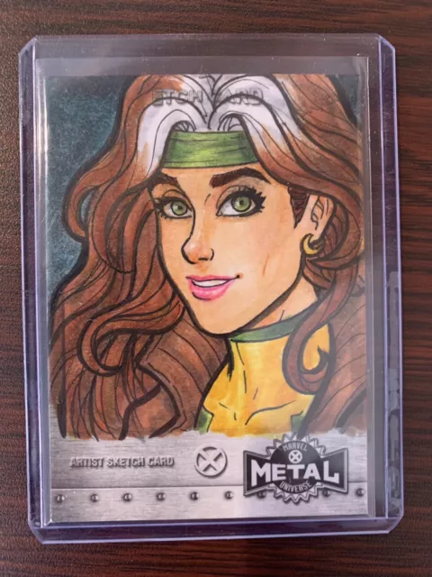 Upper Deck Marvel Metal Universe X-Men Rogue Sketch Card 1 Of 1 Vicente Moavero