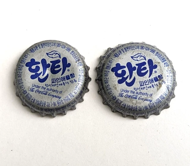 VINTAGE FANTA JELLY Soda Bottle Caps Orange Pineapple Coca Cola Product