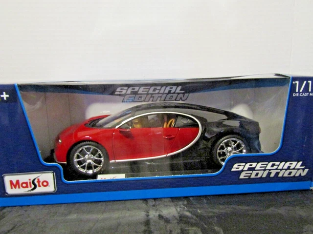 BUGATTI CHIRON SPECIAL EDITION Maisto 1:18 Scale Diecast Model Car NEW