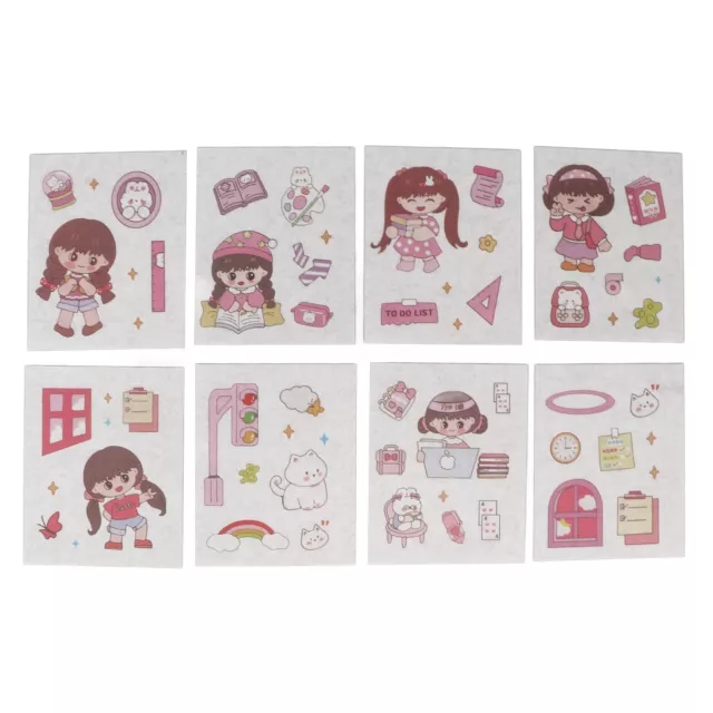 (Typ 1)Art Craft Aufkleber-Set Japanisches Papier-Aufkleber-Set Schönes ◕