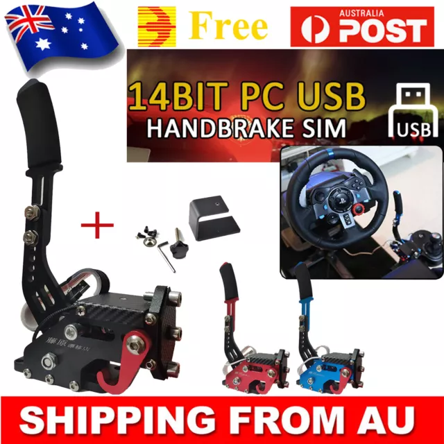 14Bit PS4/PS5 USB3.0 SIM Handbrake for Racing Games Steering Wheel