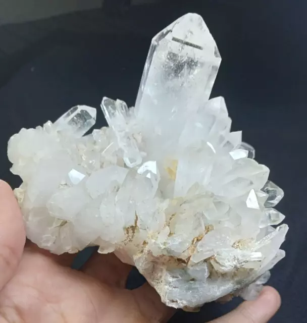 486 Grams Lustrous Himalayan Quartz Cluster from Skardu