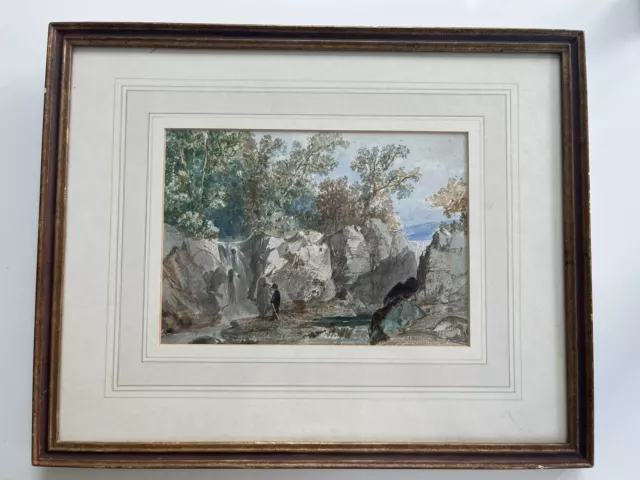 English School Watercolour  - John Linnell Circle Era - 19th Century A Fine Work