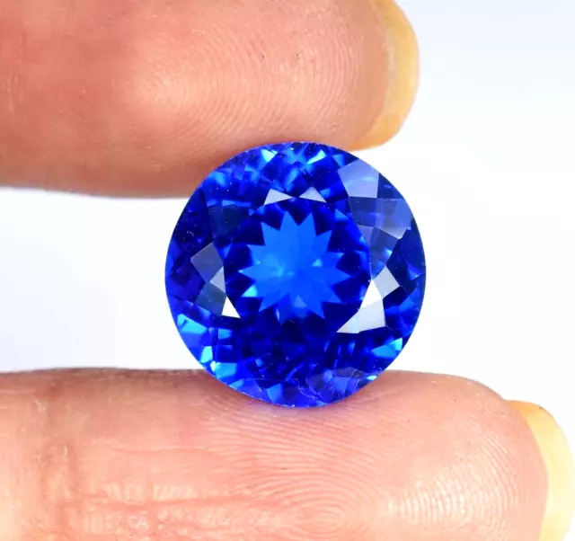 100% Natural Stunning Blue D-Block Tanzanite Stunning Round Shape Loose Gemstone