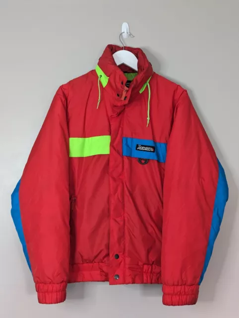 NEVICA SKI JACKET Coat Vintage UK Size 40 XL Storm Control Red Yellow 24.99 PicClick UK