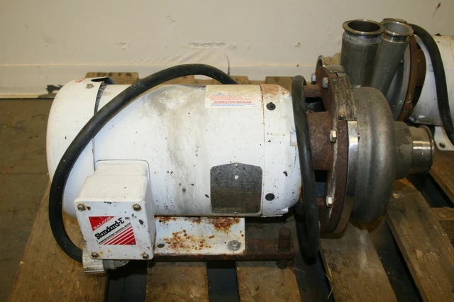 Ampco Centrifugal Pump Model 2-1/2X2DC2 and Baldor Motor Standard E JMWDM3613T
