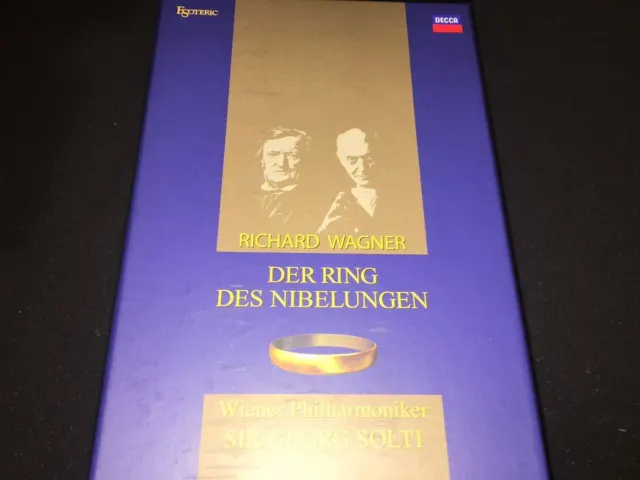 ESOTERIC Ring SACD Wagner Nibelung's Ring Solti Esoteric +DVD Blue Box