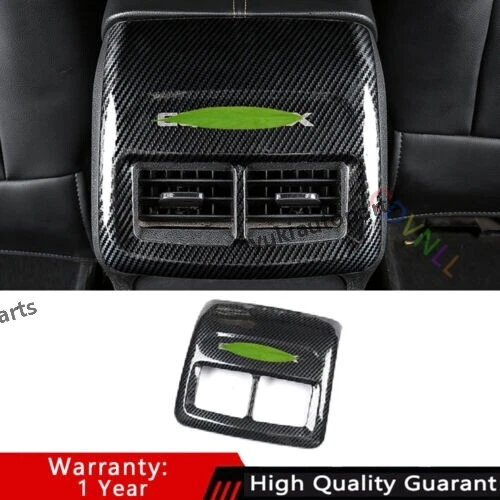 For Chevrolet Equinox 2018-2021 Carbon Fiber Rear Al Air Outlet Vent Frame Trim