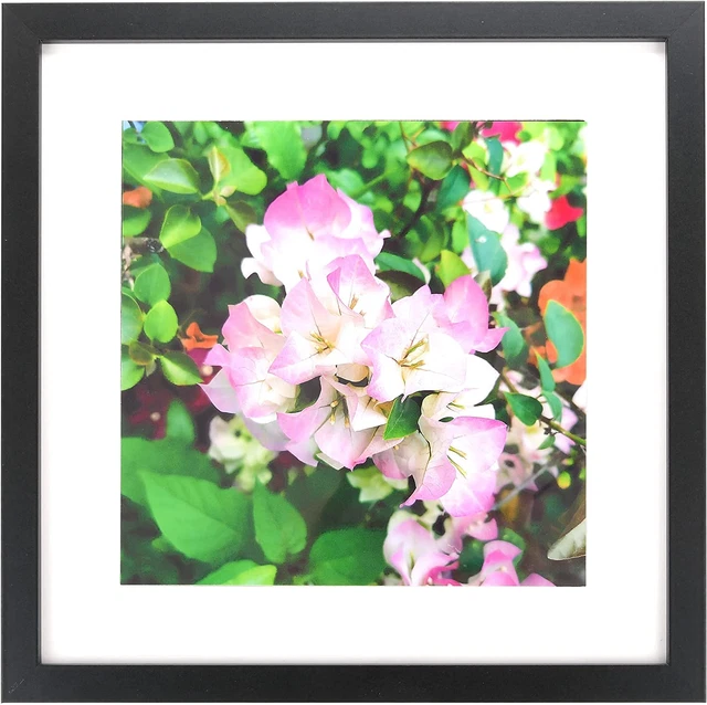 Aynoo 11X11 Picture Frame Black Set of One Pack 11X11 8X8 Picture Frames Made of