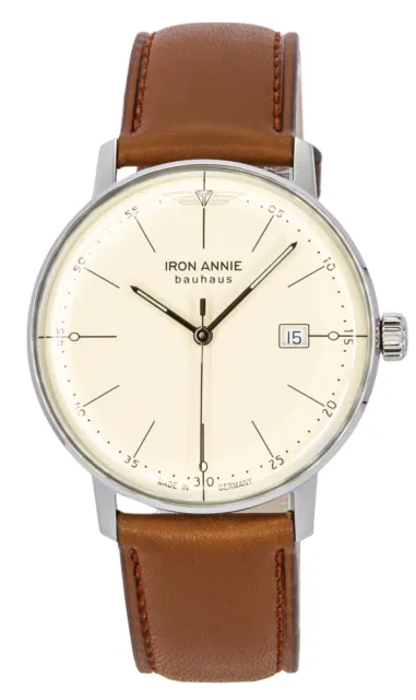date, 2162-1 Day PicClick Watch, BAUHAUS Automatic ANNIE $353.00 and mm, - IRON 41 White,