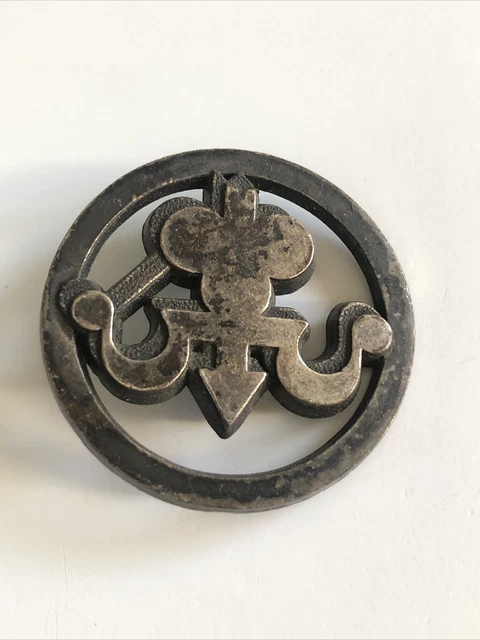 Insigne Badge Scouts De France, Cuivre, Vintage, Collection