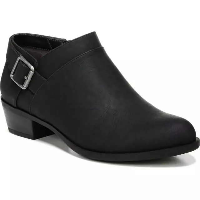 LifeStride Womens Aleander Black Ankle Booties Shoes 7.5 Medium (B,M) BHFO 2926
