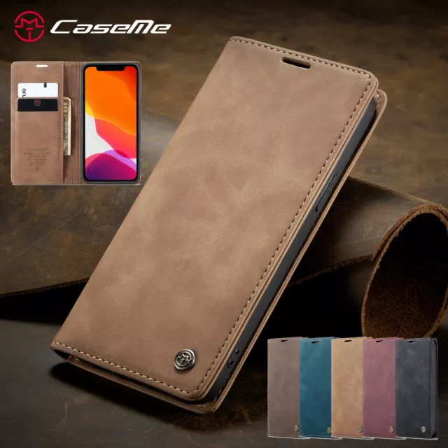 Magnetic Wallet Case Flip Leather Cover For iPhone 14 13 Pro Max 12 11 XS XR 876