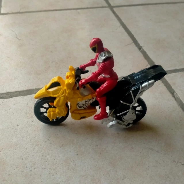 POWER RANGERS ROUGE et sa moto EUR 10,00 - PicClick FR