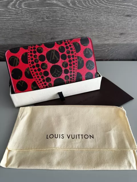 Louis Vuitton Pumpkin Purse Yayoi Kusama Polka Dot Red MI2152 wallet  Monogram
