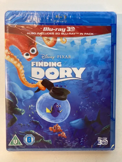 Finding Dory (3D + 2D Blu-ray, 2 Discs, Disney, Region Free) *NEW/SEALED*