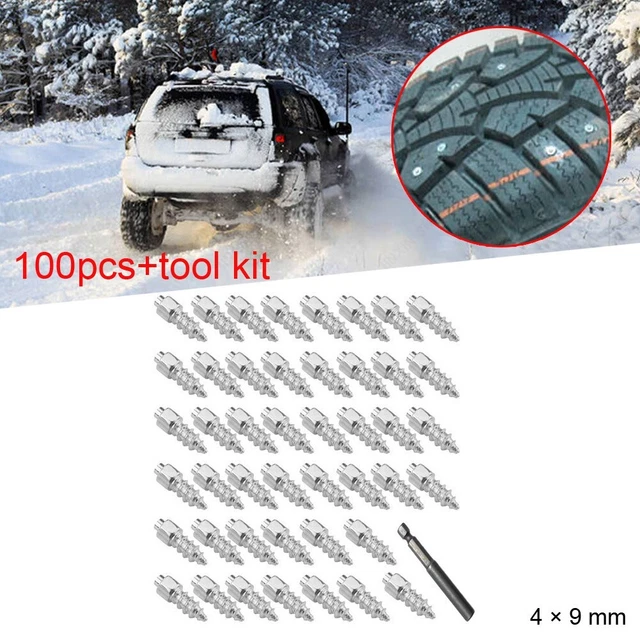 Fesoar ramponi per scarponi, Ice Tacchetti Trazione Antiscivolo su Scarpe/Stivali 10 Borchie Neve Ghiaccio Ramponi Tacchetti Spikes (XL