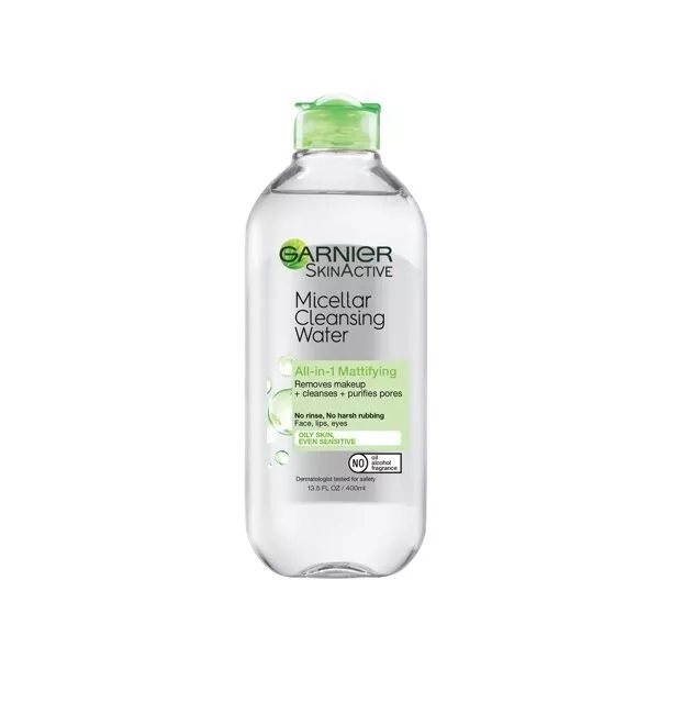 Garnier SkinActive Micellar Cleansing Water and Makeup Remover for Oily Skin
