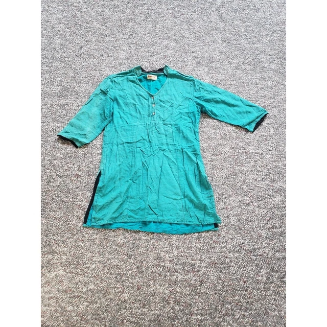 Fabindia Teal Silk Tunic
