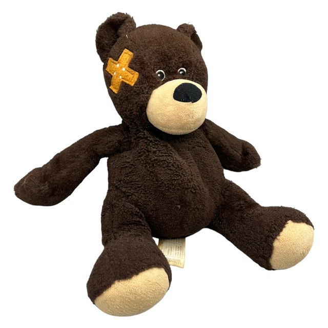 Warmies Wärmekissen Stofftier Bear Beddy Pflaster Bär Krank 33cm Braun Grizzly