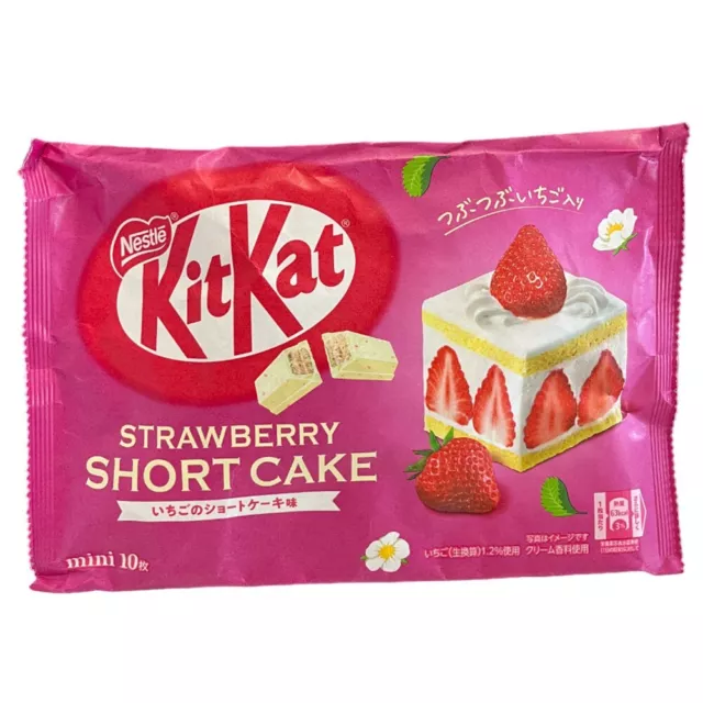 116g Nestle Kitkat Schokolade Erdbeerengeschmack mini Kuchen Chocolate Straw