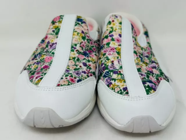 Easy Spirit Women's Traveltime Slide Shoes White/Floral Size:7 172K 2