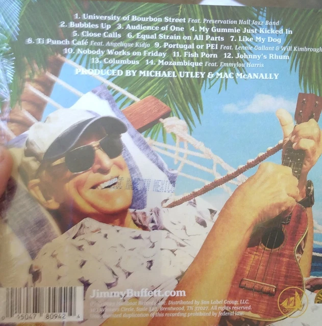 Jimmy buffett equal strain on all parts cd new sealed in hand 42 00