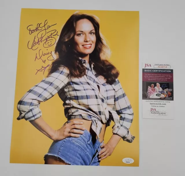 Catherine Bach Signed Photo 11X14 Daisy Dukes Of Hazzard JSA COA