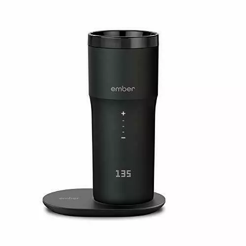 Ember TM191200US 12oz Temperature Control Smart Travel Mug - Black