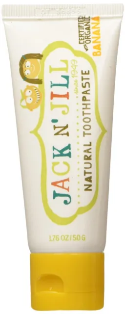 Jack N Jill Natural Calendula Toothpaste Banana Flavour 50g-3 Pack