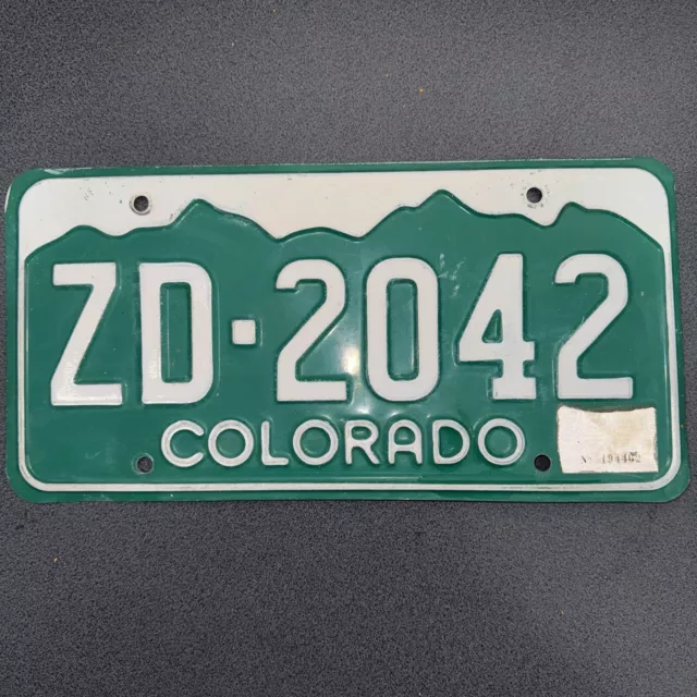 USA Nummernschild Colorado US License Plate Autokennzeichen Vintage