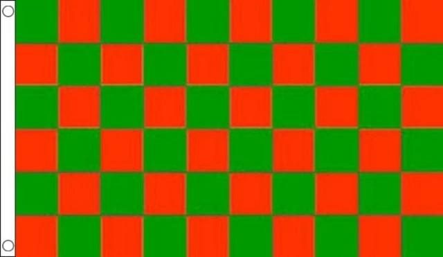 Drapeau Damier Rouge Et Blanc 90x60cm - AZ FLAG - Neuf Avec Étiquettes