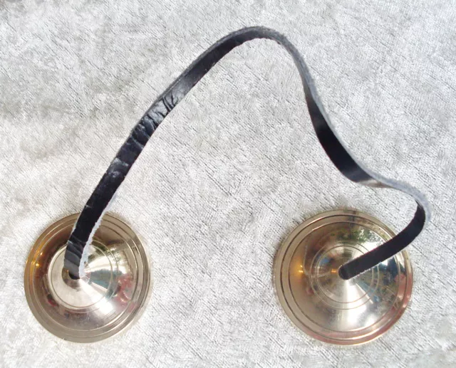 Fair Trade Nepalese Tibetan Mini Tingsha Cymbals Chimes Feng Shui Space Clearing