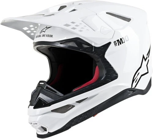 Alpinestars Supertech M10 Solid Helmets Motorcycle ATV/UTV Dirt Bike Snowmobile