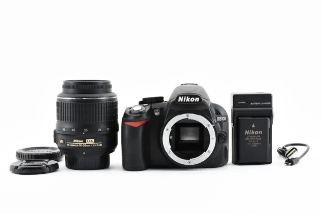 [2677shots] Nikon D3100 14.2MP Digital SLR 18-55 VR Lens Kit [Near Mint] #208165