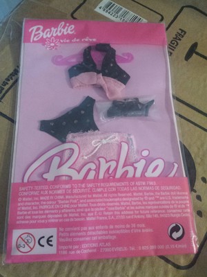 Tenue Poupée Barbie Vie de Rêve Mattel Neuf Editions Atlas Ref 4165 254 