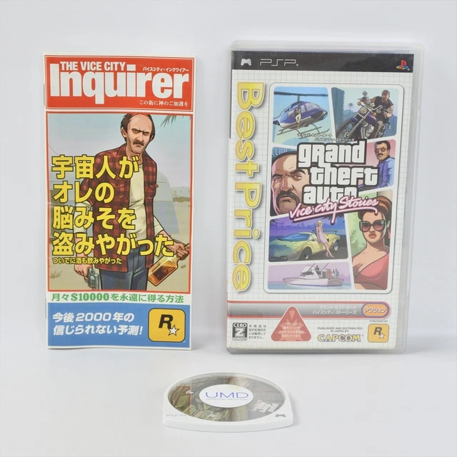 GRAND THEFT AUTO Vice City Stories Best UMD PSP Playstation Portable ...