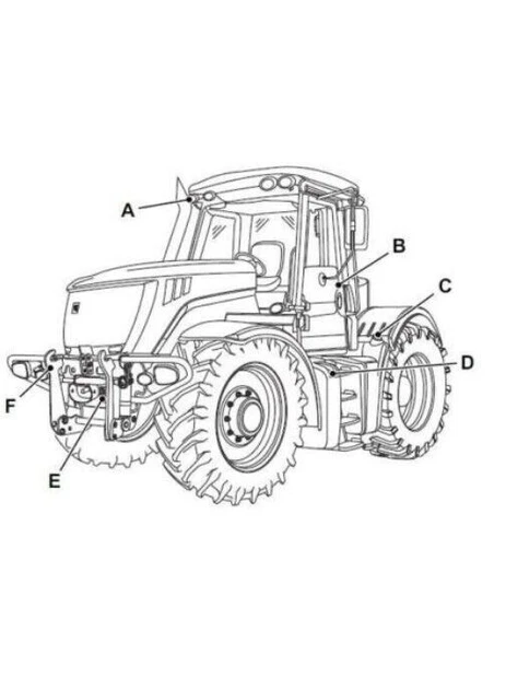 Jcb Loadall 530, 532, 535, 537, 540 Serie Telescopico Gestore - Foto 14