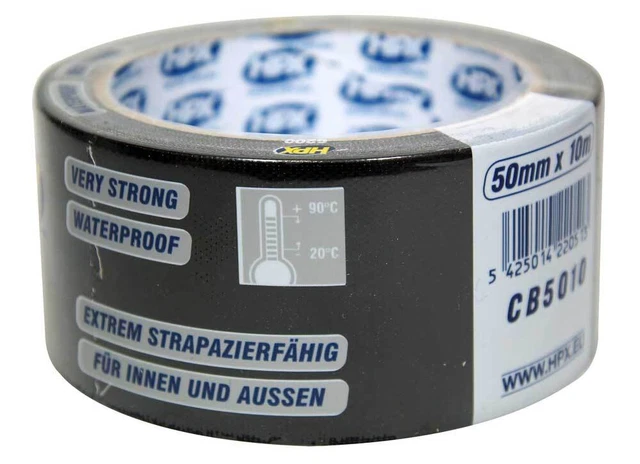 Nastro corazzato HPX 48 mm x 10 m nero CB5010 nastro adesivo nastro blindato