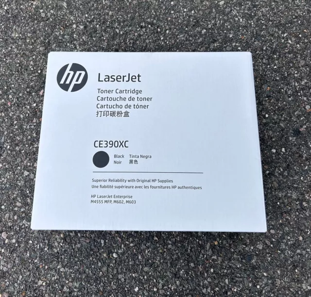 New Genuine Sealed HP CE390XC LaserJet Enterprise M4555 MFP M602 M603