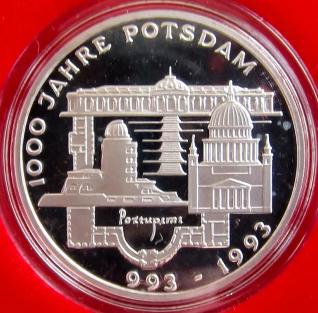 10 DM – Gedenkmünze 1993 F – 1000 Jahre Potsdam