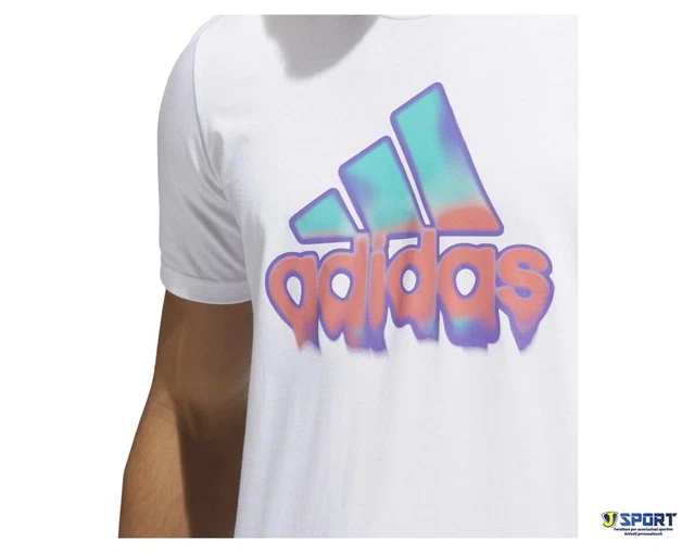 T-shirt da per Uomo ADIDAS Maglia Magliette in Cotone Tshirt a Manica Corta M 3