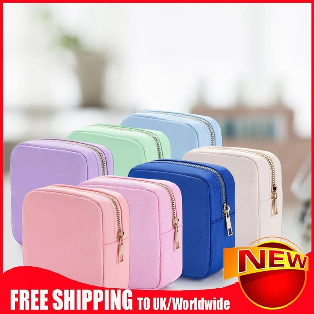 Solid Color Makeup Bags Multifunctional Makeup Storage Pouch for Travel Supplies