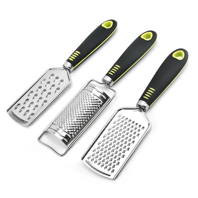 3pcs Coarse Graters Set Stainless Steel Potato Planing Hand Grater Kitchen Gadge